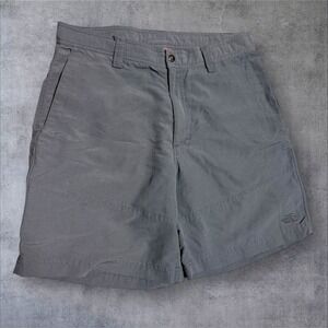 The North Face Shorts Men's 34 Gray Chino Hiking Outdoor Nylon‎